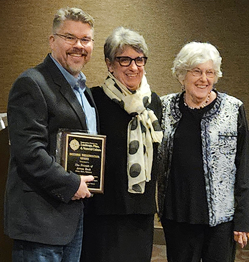 The ISLPMC Historic Preservation Award recognized The Friends of Arrow Rock.
