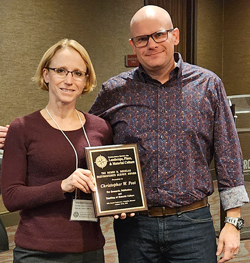 Douglas Distinguished Service Award Winner Chris Post