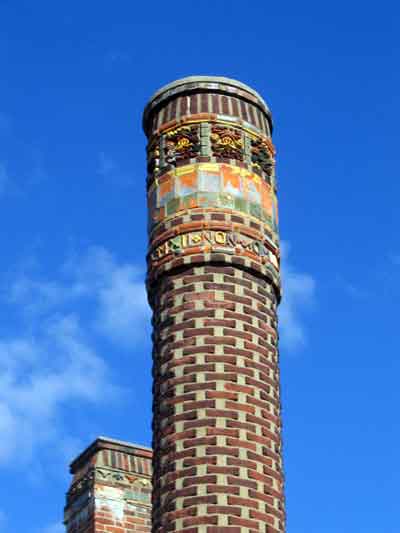 Chimney on Mercer Tile Work