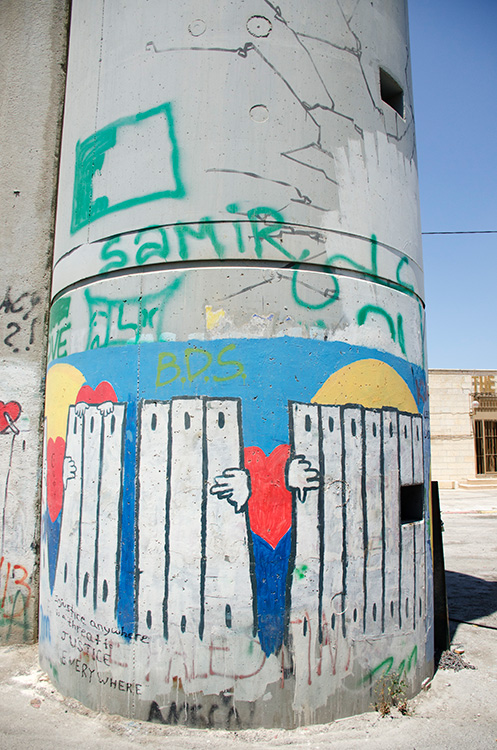 Graffiti on the Bethlehem Wall. Photo by author.