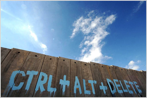 Graffiti on the Qalandia Wall. Used with permission of Photographer Philipo Minellie.